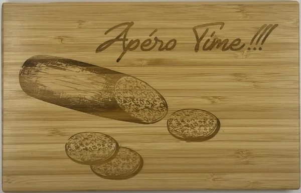 Planche à découper en bambou - personnalisable